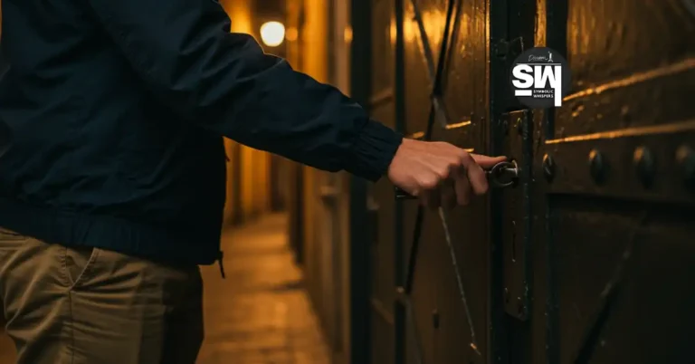dream of locking a door with a key