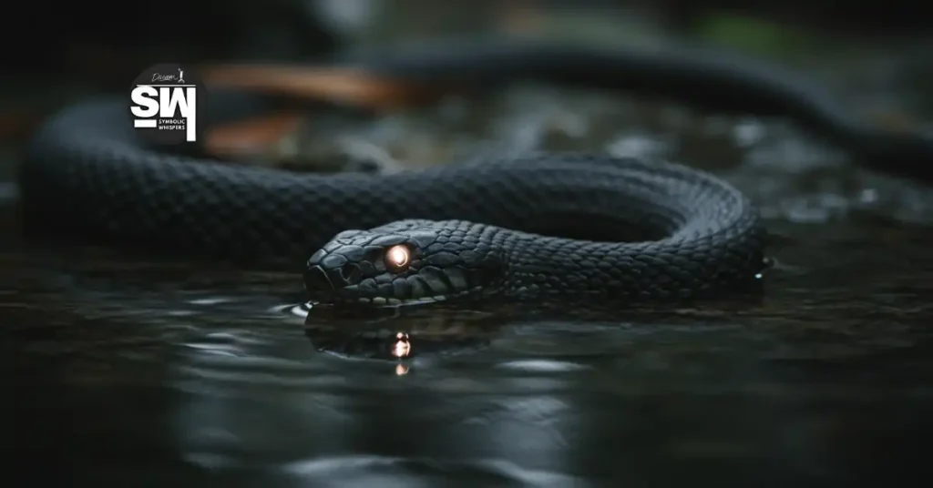 meaning of a black snake in a dream