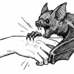 dream of bat biting my hand