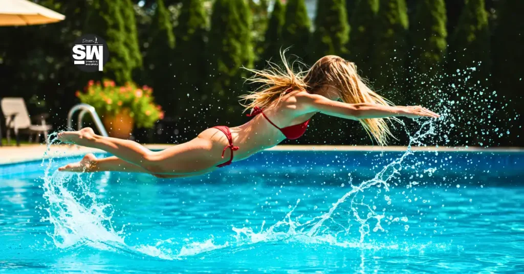 jumping into water dream