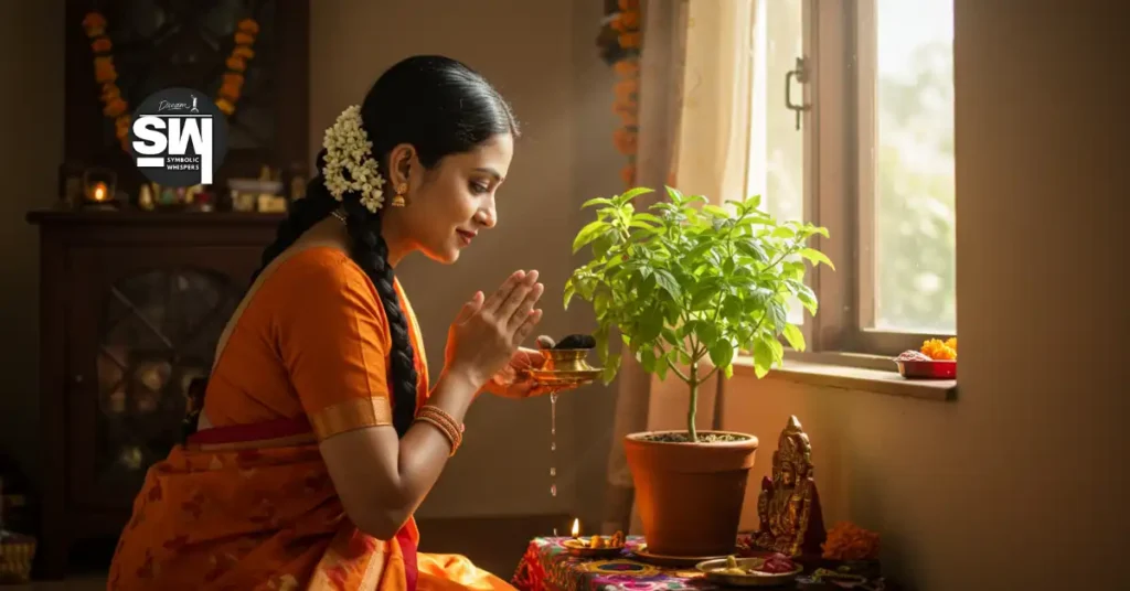 A Tulsi Plant In Your Dreams A Good Sign? Find Out Here! 2 seeing tulsi in dream