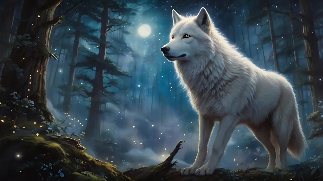 White wolf symbolism in dreams