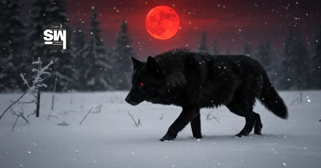 Unlock the Dark Mystery Behind a Black Wolf with Red Eyes in Your Dream! 3 black wolf with red eyes dream meaning