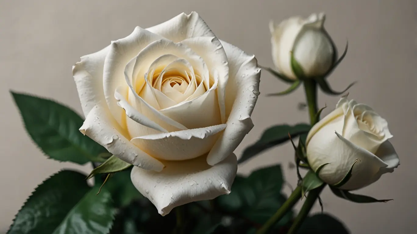 What do white rose symbolize