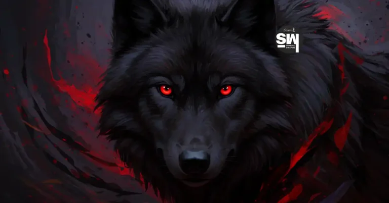 Unlock the Dark Mystery Behind a Black Wolf with Red Eyes in Your Dream!