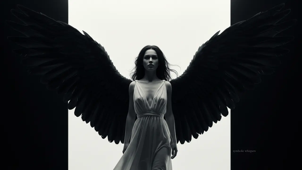 Are Black-Winged Angels Good or Evil? Fascinating Spiritual Insights 1 angel with black wings dream