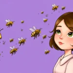 dreaming of bees flying around you