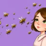 dreaming of bees flying around you