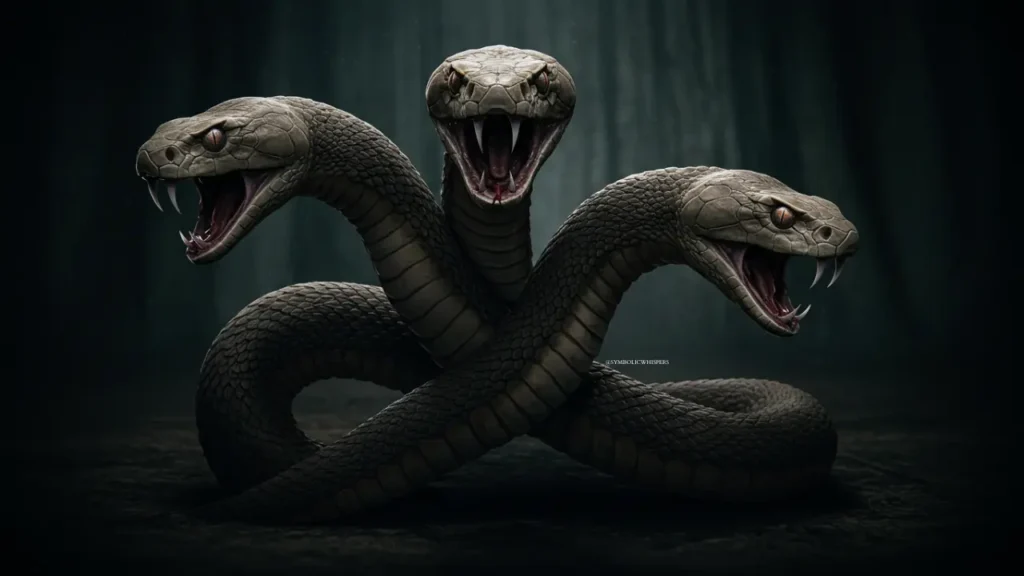 Three-Headed Snake Spiritual Meaning: An Exceptional Symbol of Energy & Transformation 2 Three-Headed Snake Spiritual Meaning